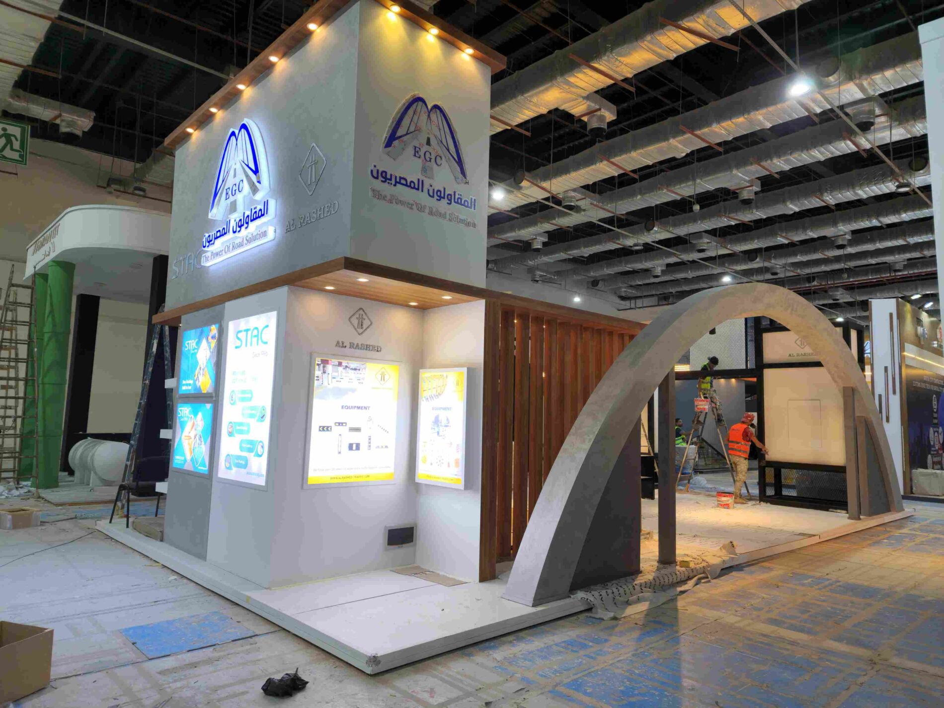 Egyptian Contractors booth