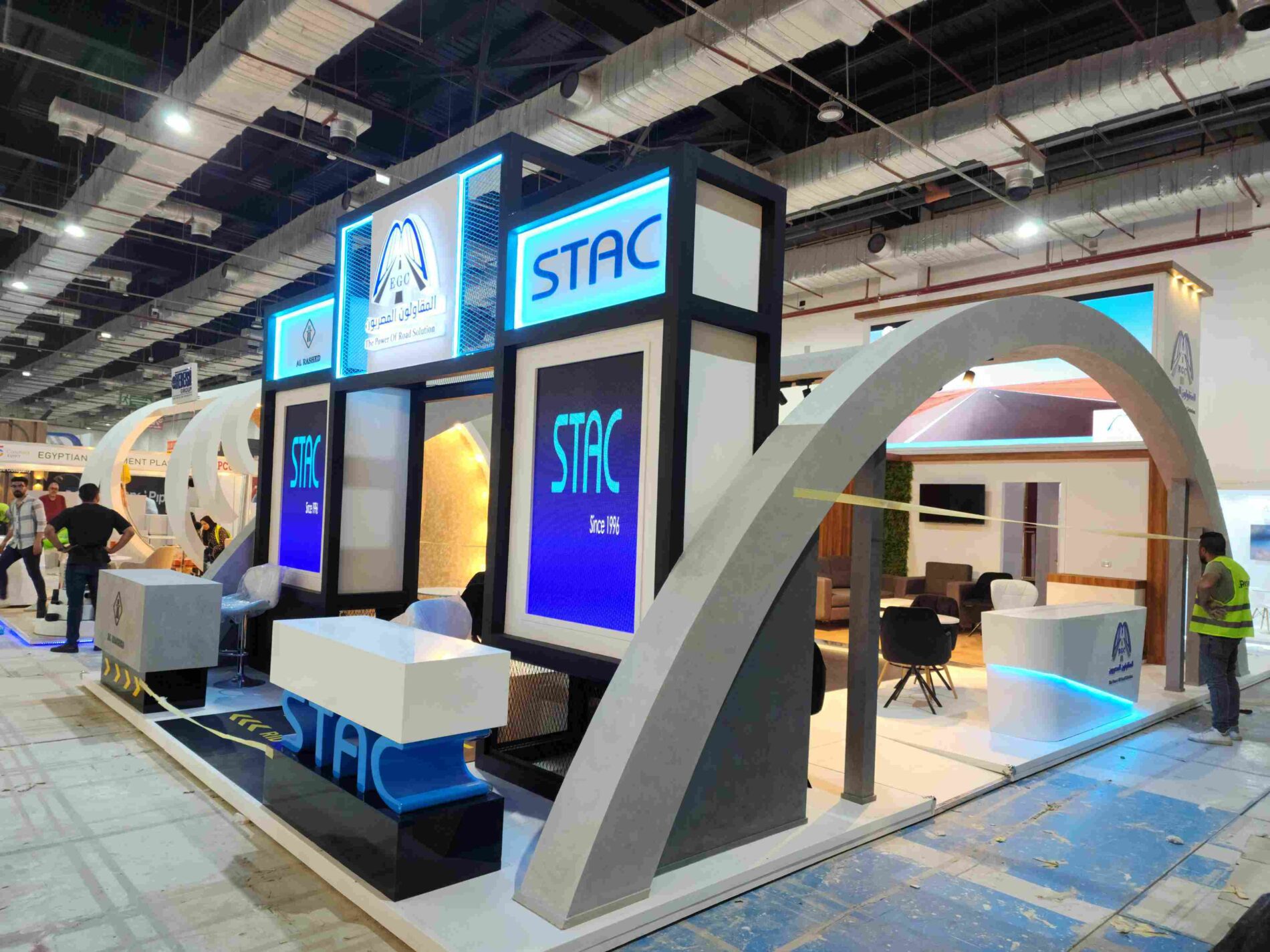 Egyptian Contractors booth