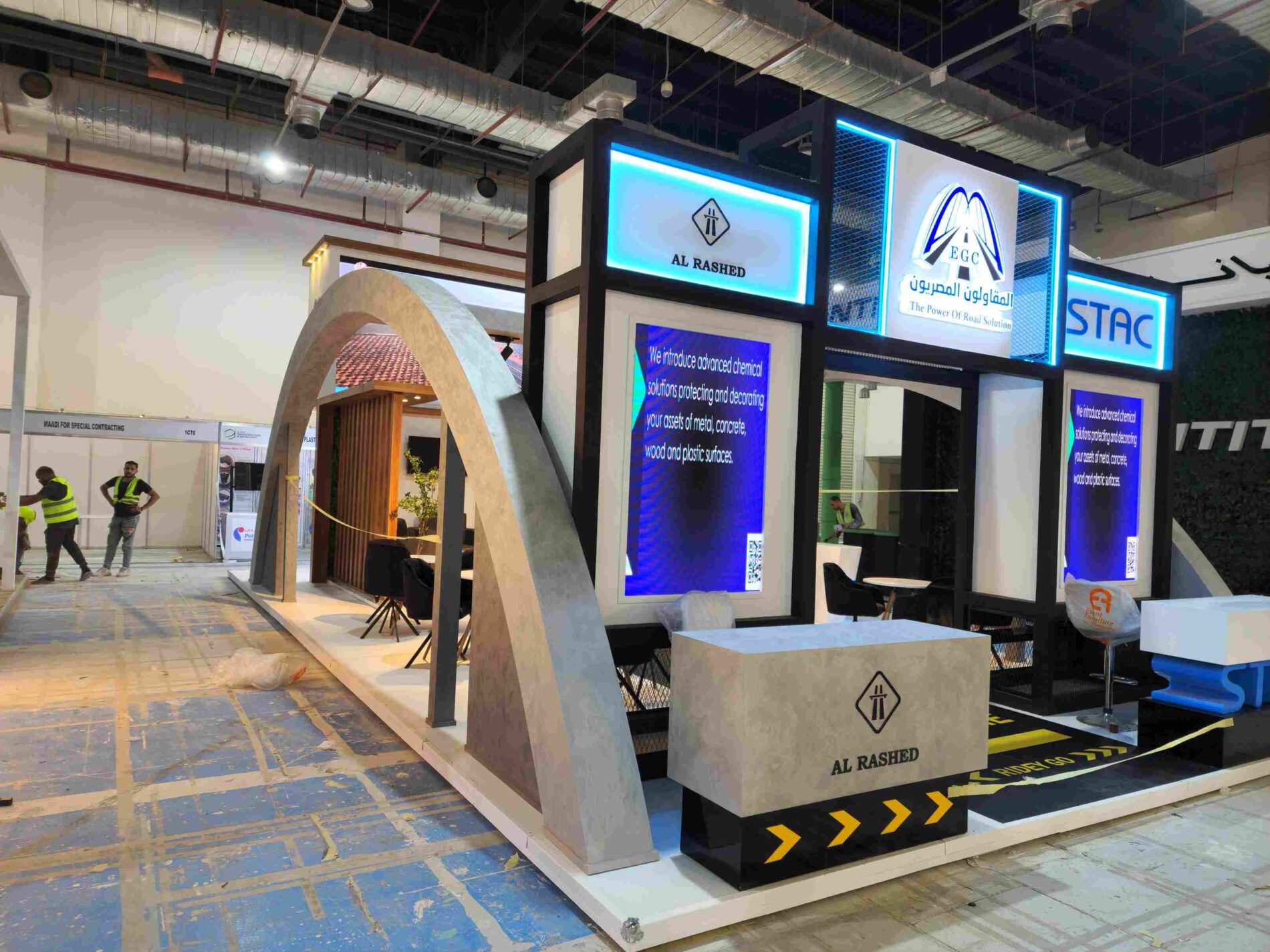 Egyptian Contractors booth