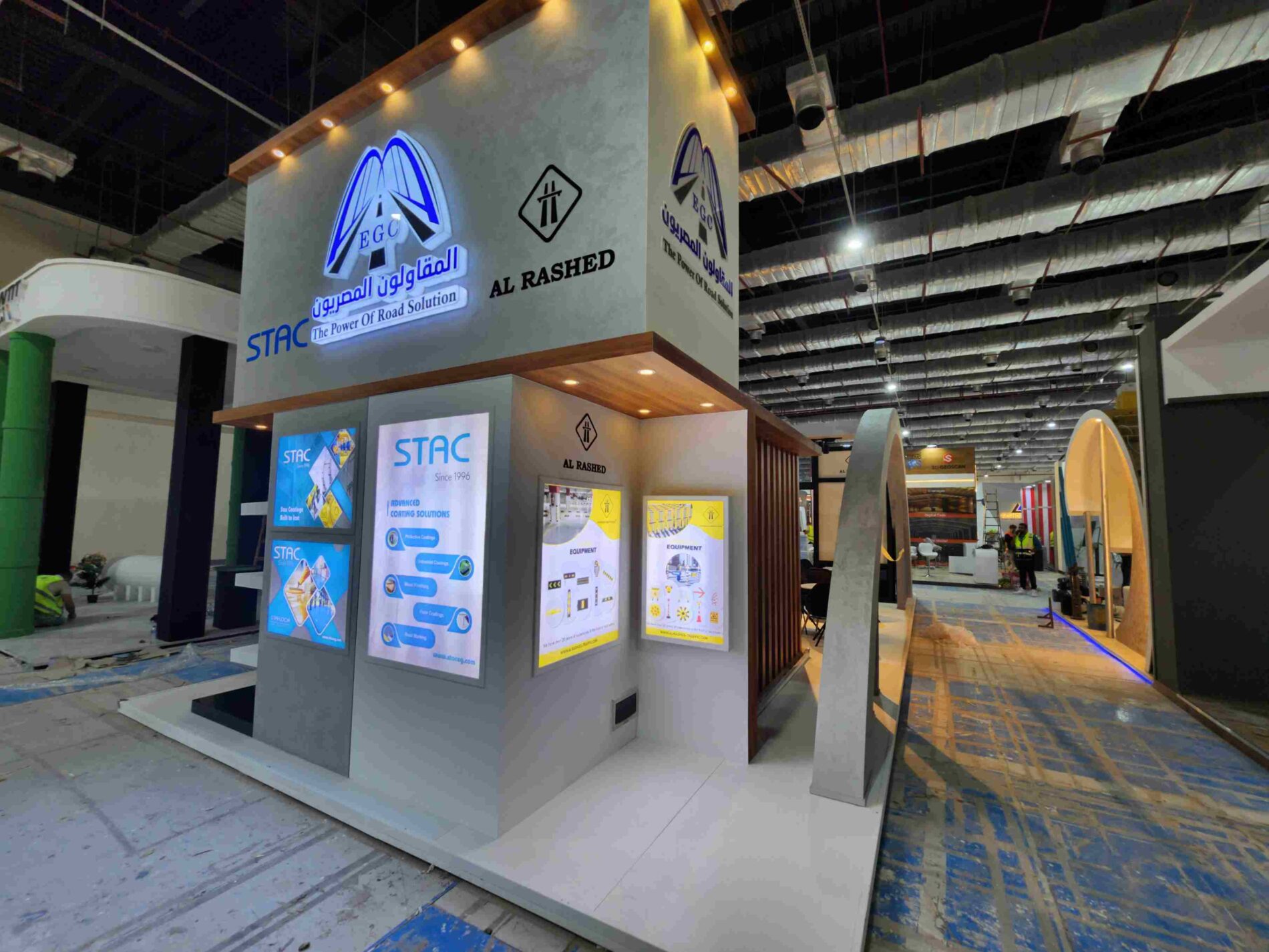 Egyptian Contractors booth