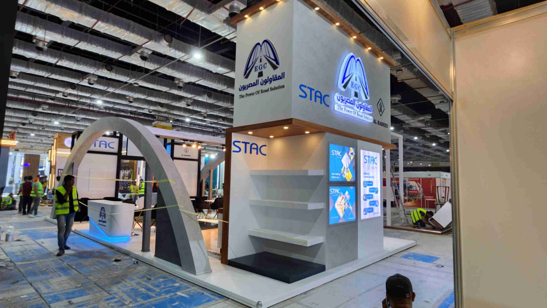 Egyptian Contractors booth