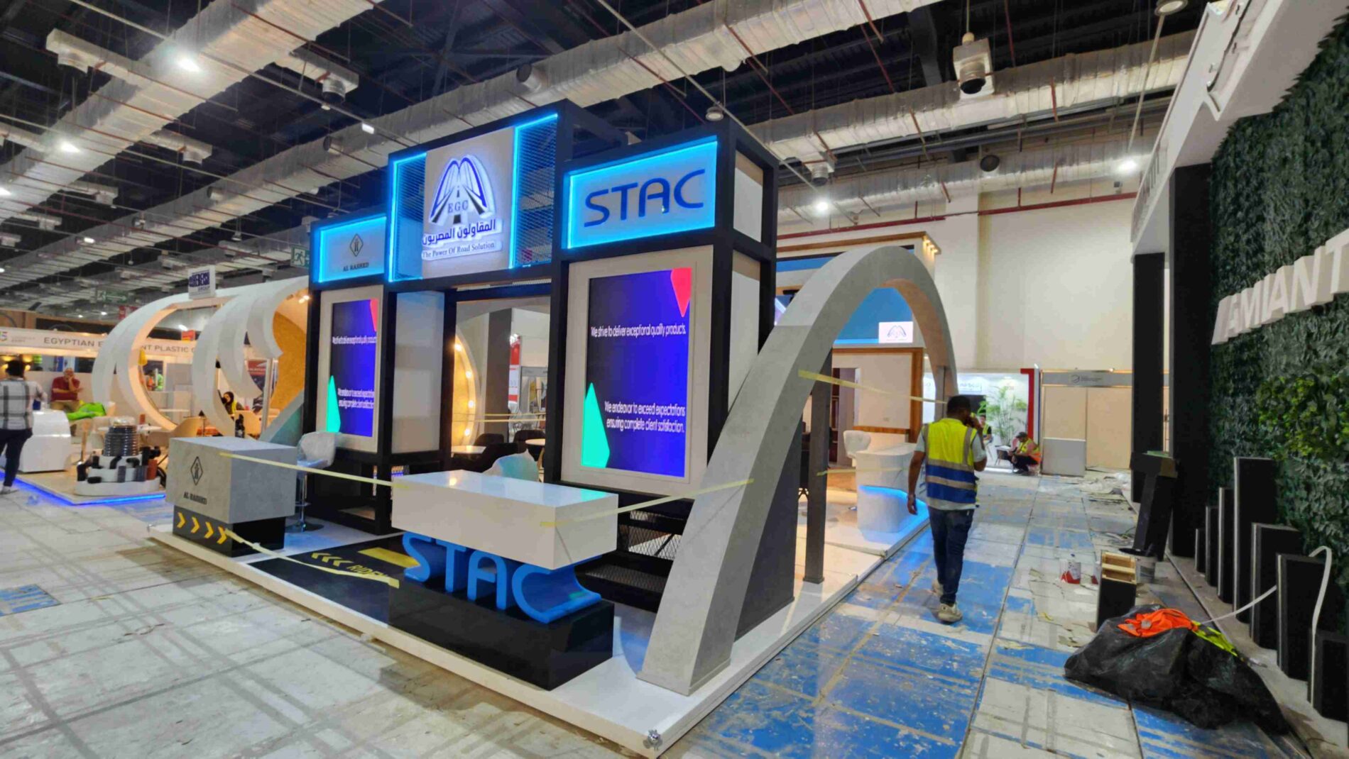 Egyptian Contractors booth