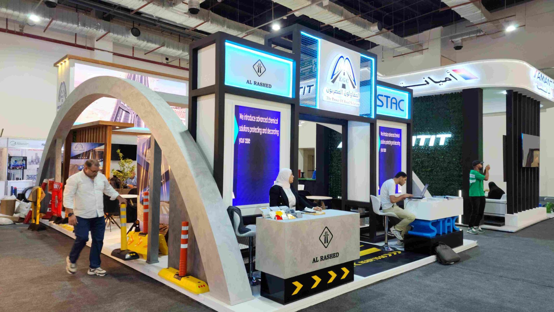 Egyptian Contractors booth