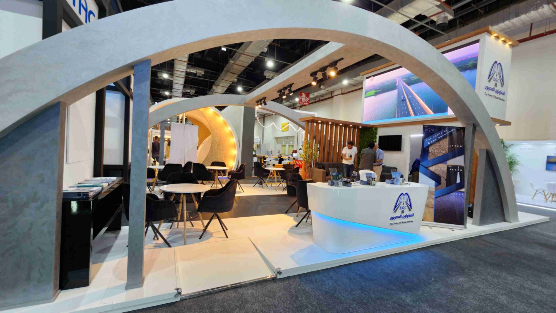 Egyptian Contractors booth