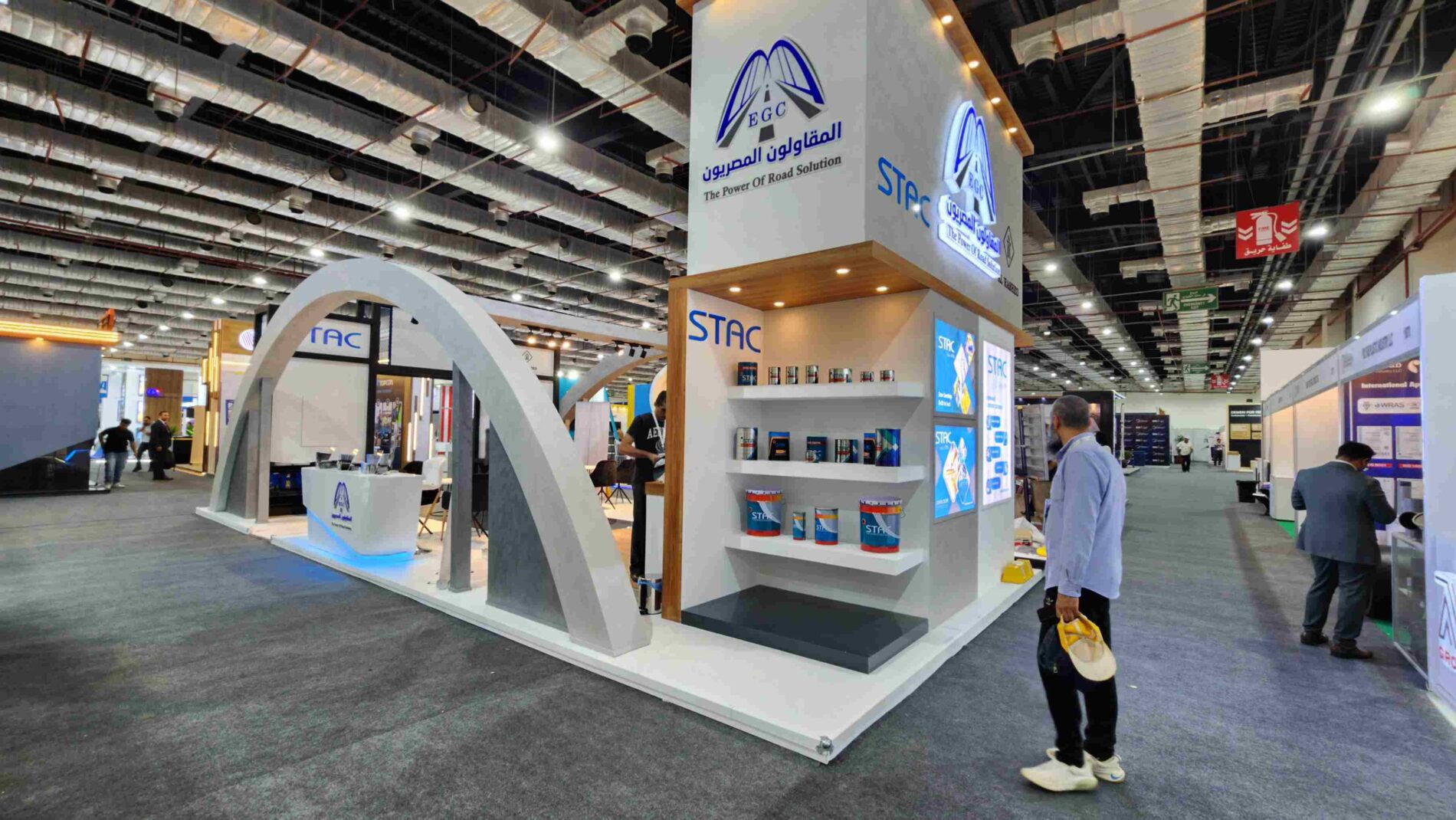 Egyptian Contractors booth