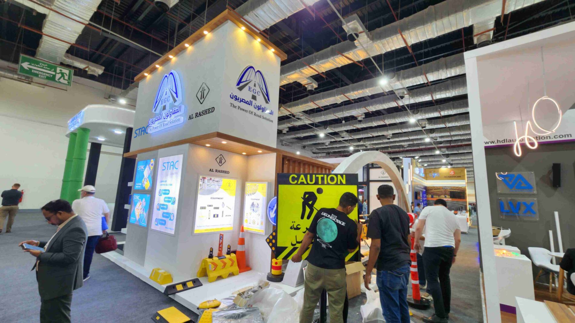 Egyptian Contractors booth