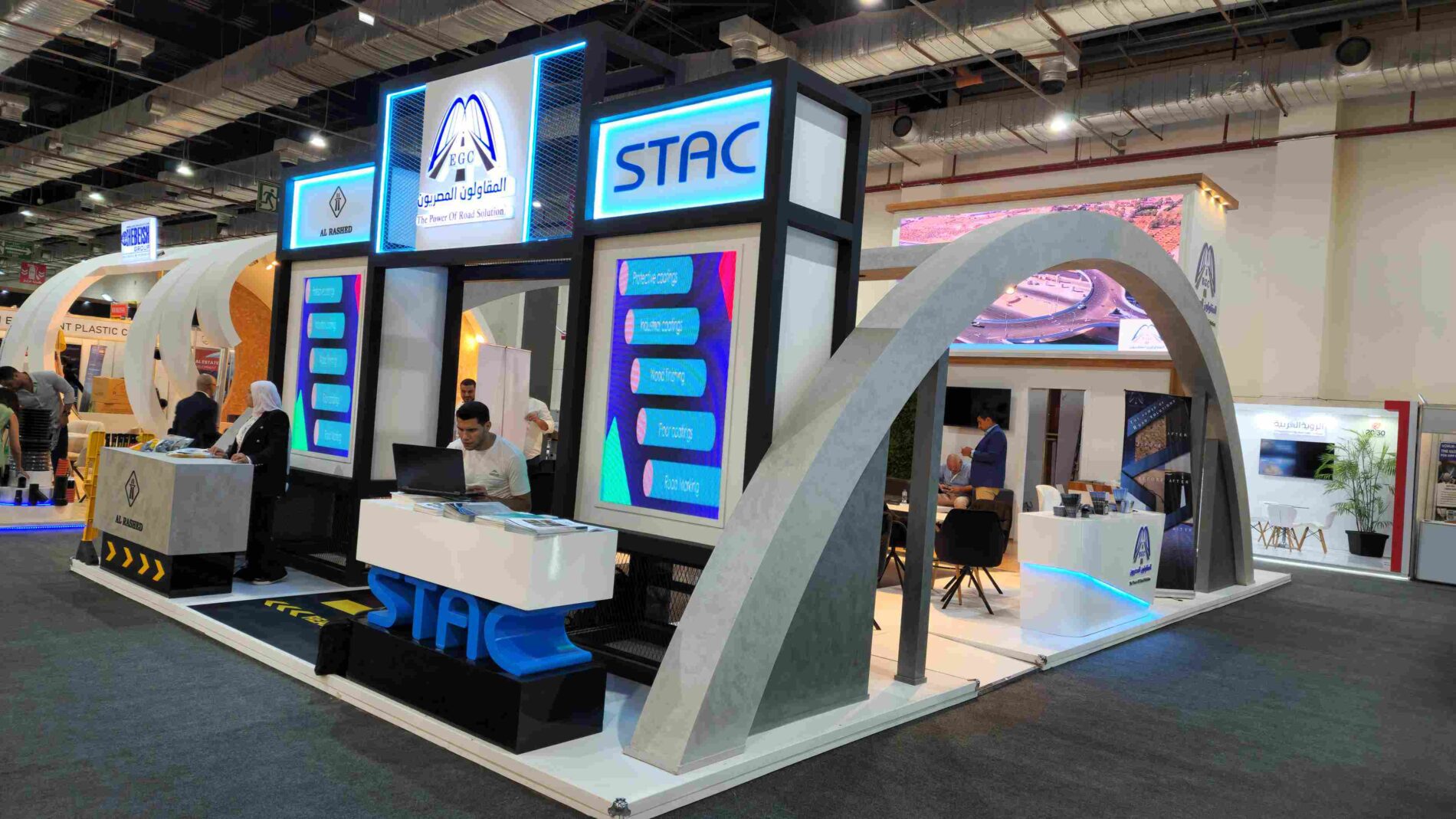 Egyptian Contractors booth