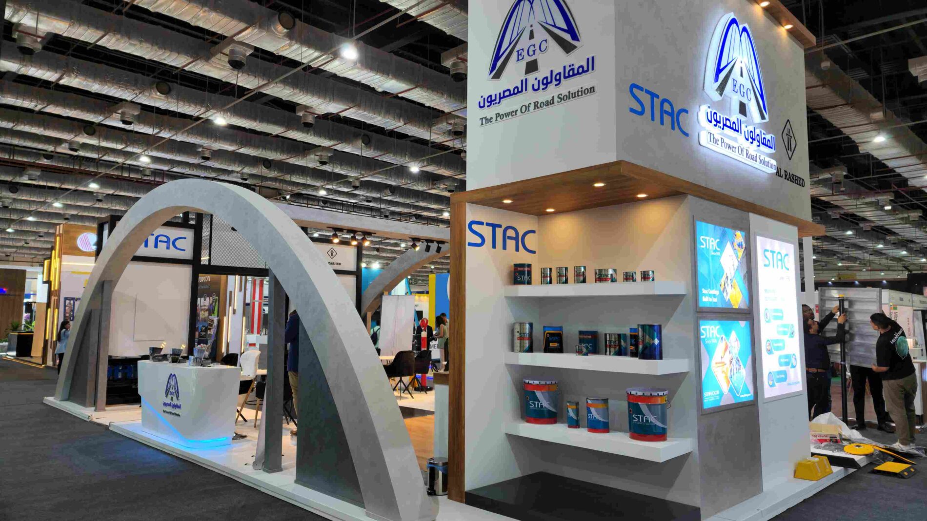Egyptian Contractors booth