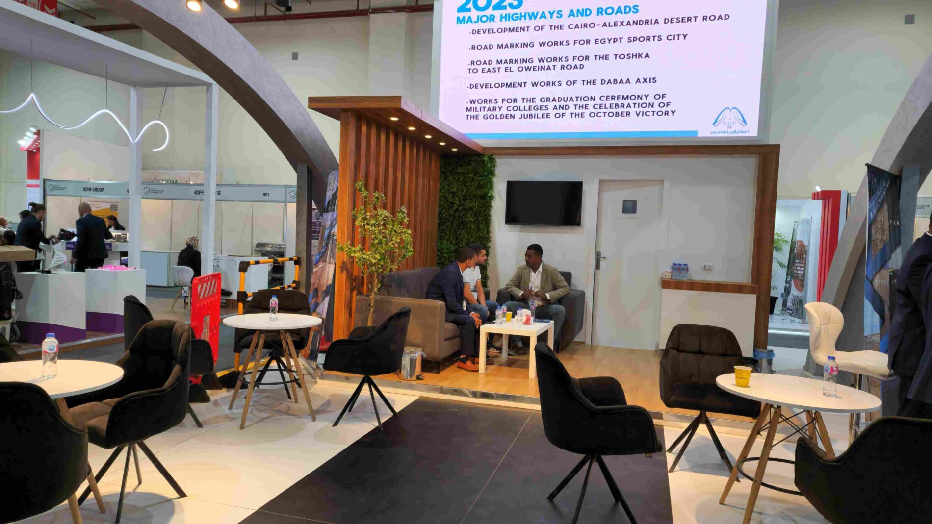 Egyptian Contractors booth