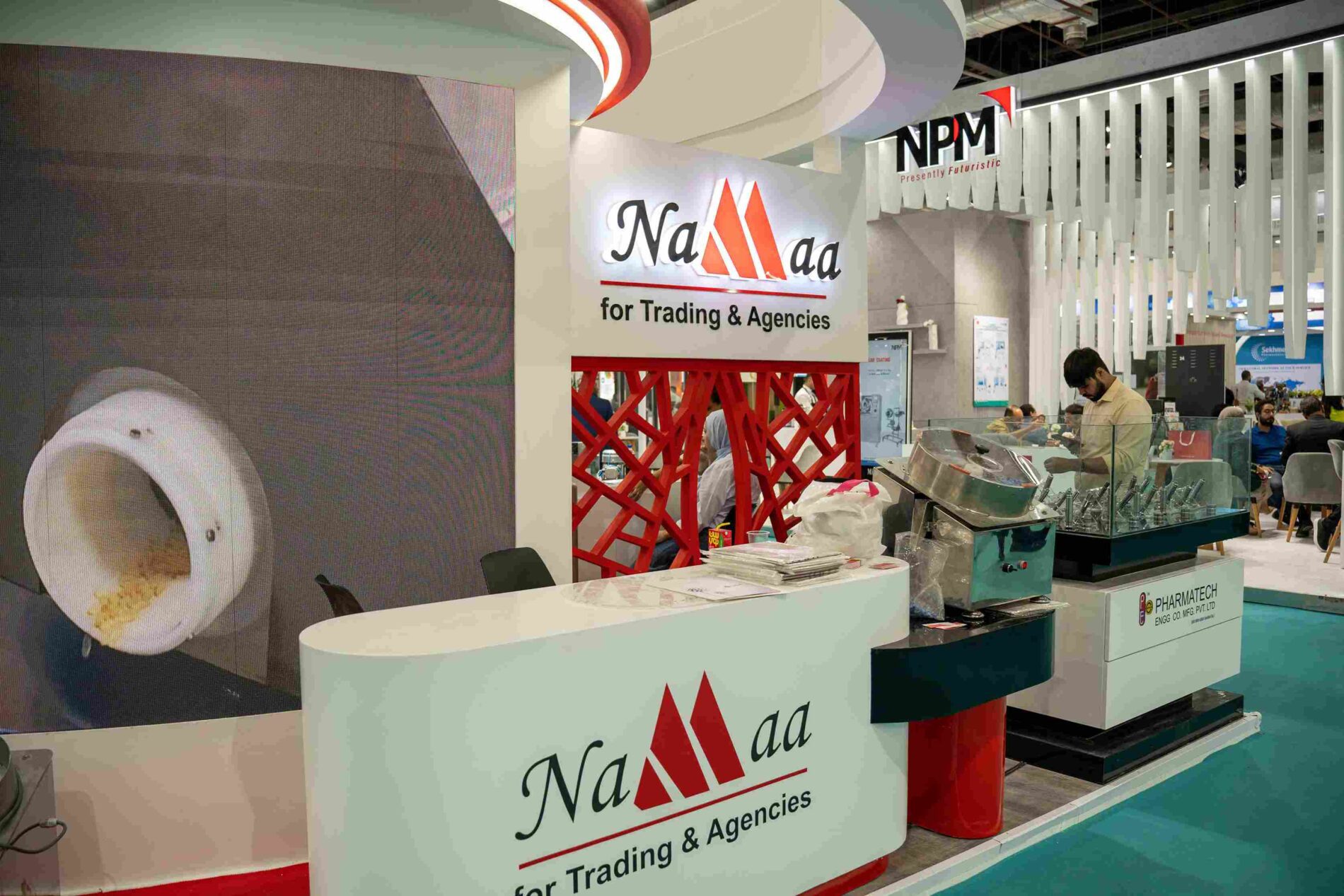 Namaa for Trading & Agencies Booth at Pharmaconex Exhibition 2023
