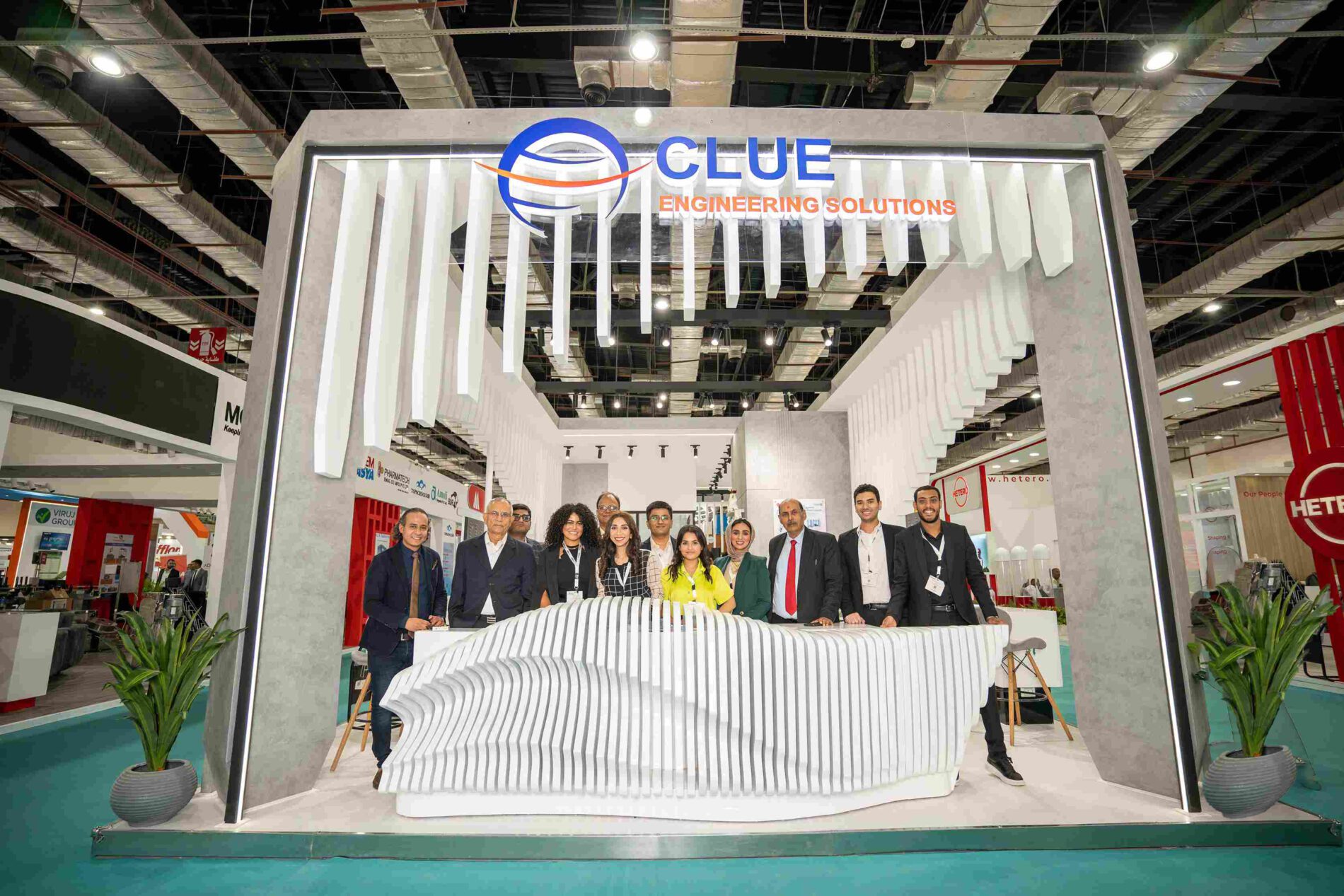 Booth of Clue Engineering Solutions at Pharmaconex 2023