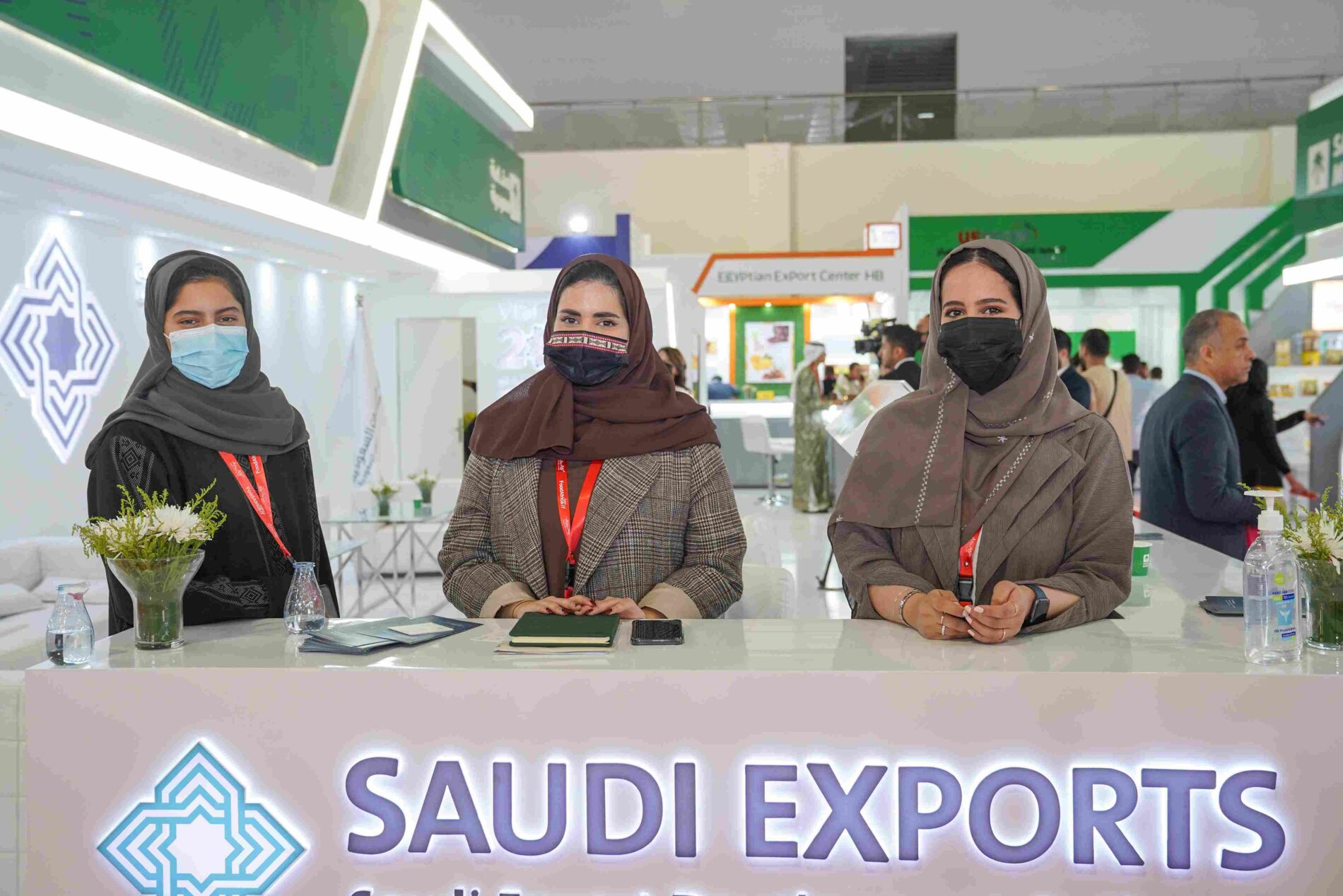 Booth of the Saudi Exports Development Authority at the Food Africa exhibition
