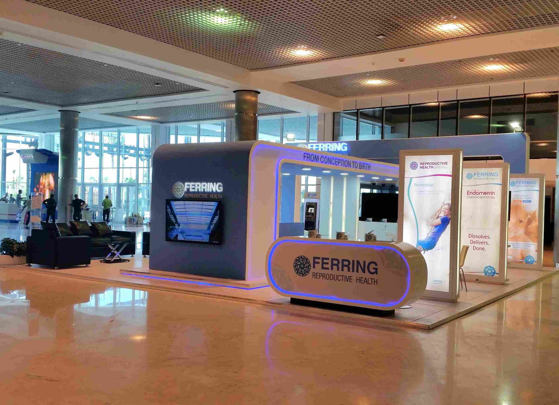 Ferring Pharmaceutical Booth at MEFS 2015 in Sharm el-Sheikh