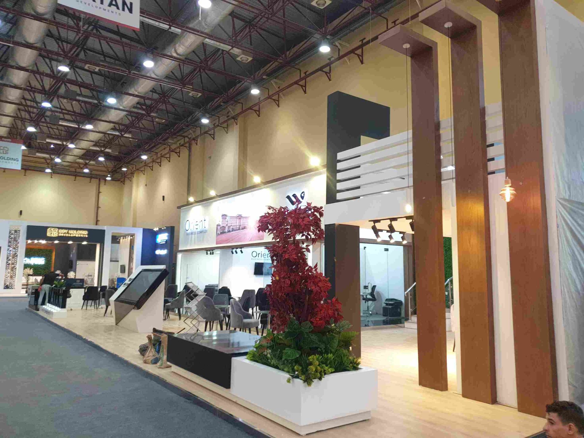Watan Development booth at the Al-Ahram Real Estate Exhibition