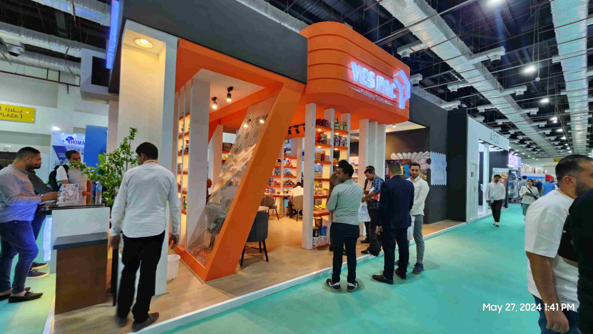 Yes Pac booth at Propak MENA 2024