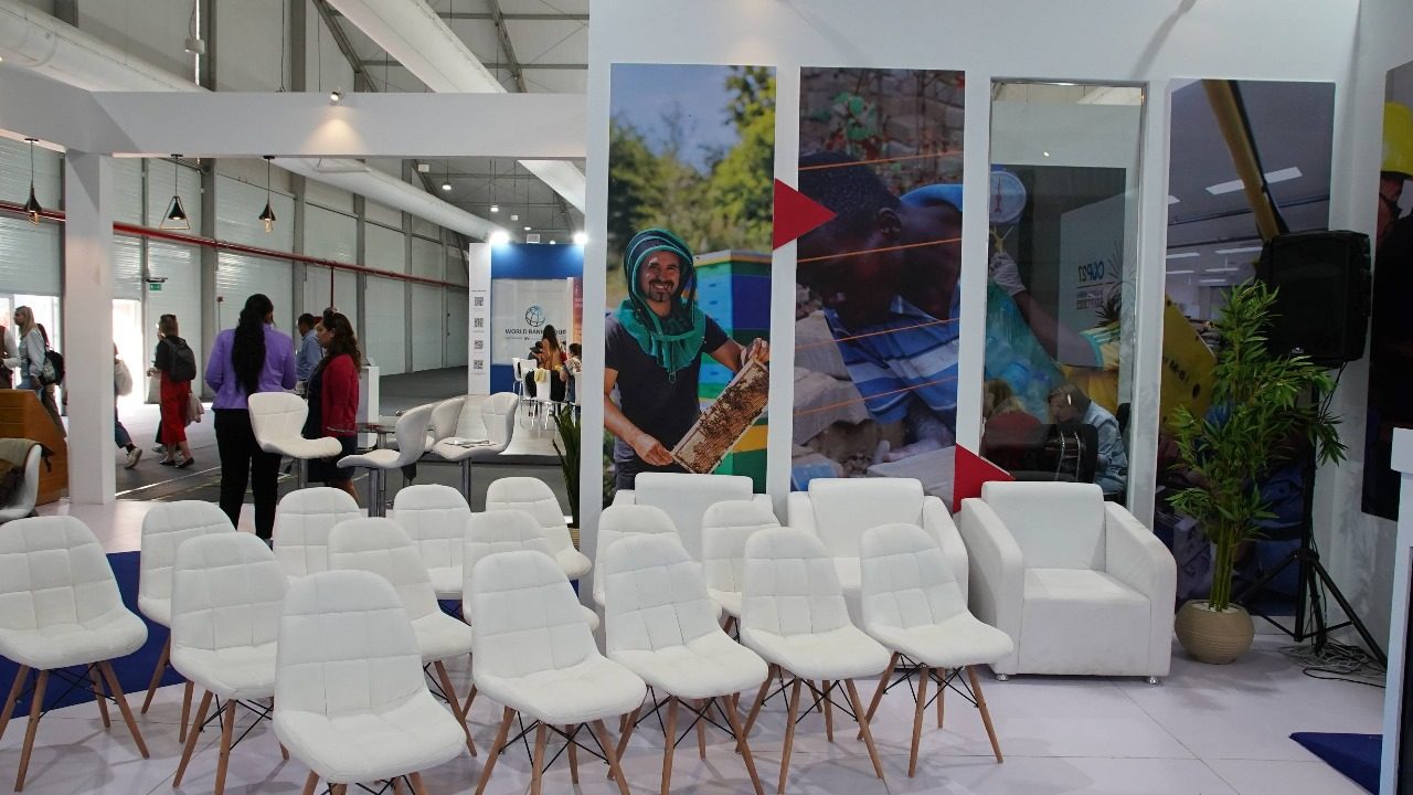 ILO (International Labour Organization) booth at COP27 in Sharm El Sheikh