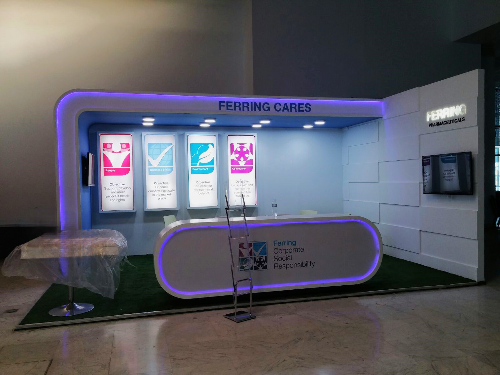 Ferring Pharmaceutical Booth at MEFS 2015 in Sharm el-Sheikh