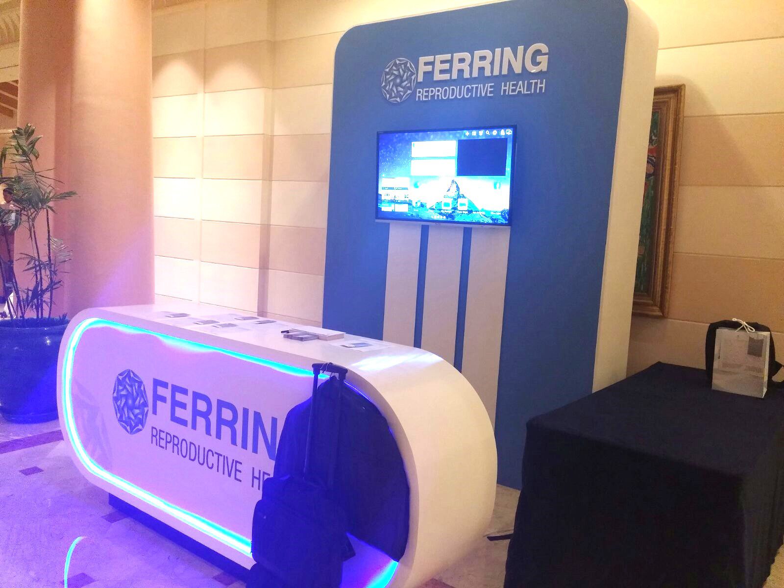 Ferring Pharmaceutical Booth at MEFS 2015 in Sharm el-Sheikh