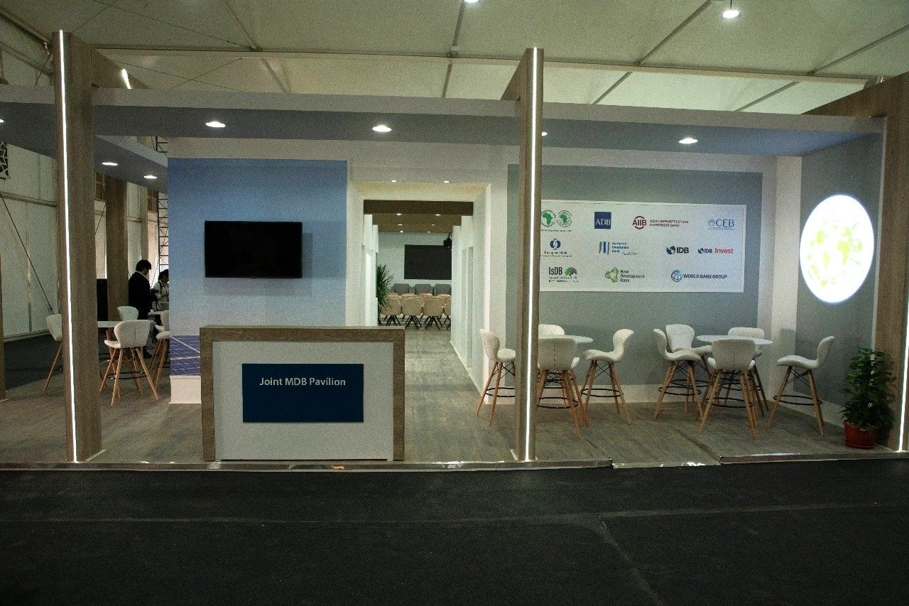 MDB (Multilateral Development Banks) booth at COP27 in Sharm El Sheikh