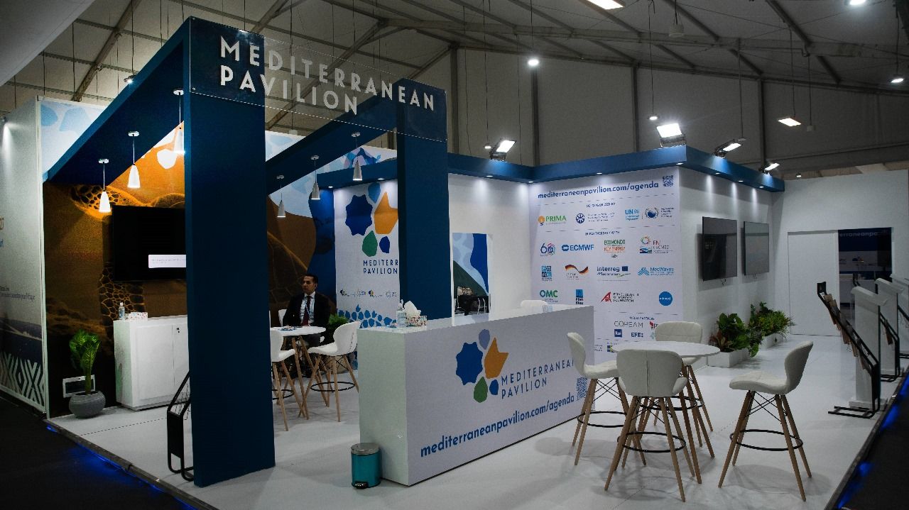 Mediterranean booth at COP27 in Sharm El Sheikh