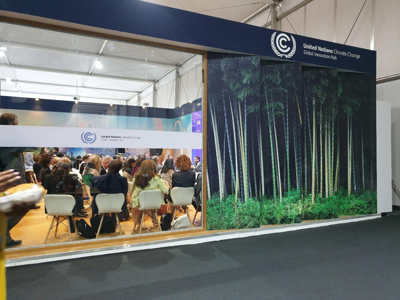 UNFCCC (United Nations Framework Convention on Climate Change) booth at COP27 in Sharm El Sheikh