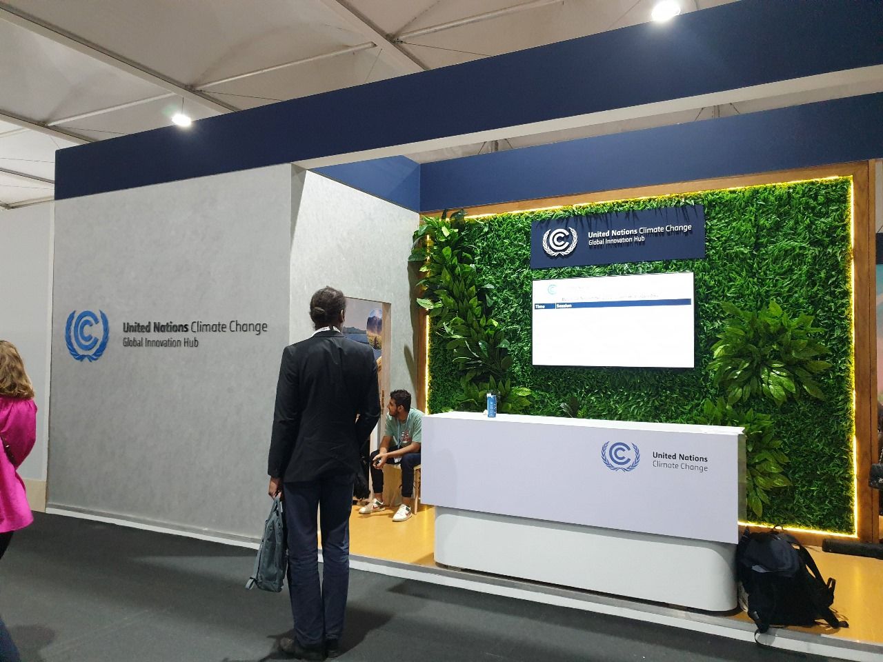 UNFCCC (United Nations Framework Convention on Climate Change) booth at COP27 in Sharm El Sheikh