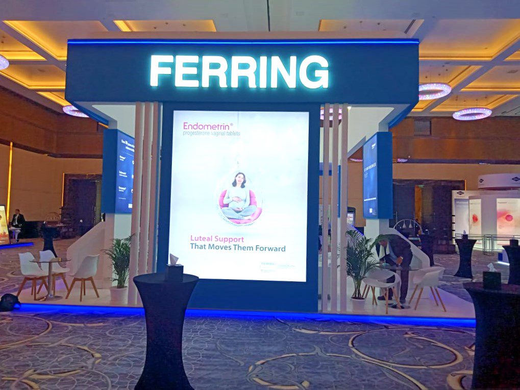 Ferring Pharmaceuticals booth at MEFS 2022 in the UAE